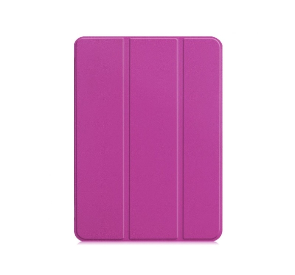 iLike Galaxy Tab S8 Plus 12.4 Tri-Fold Eco-Leather Stand Case Purple
