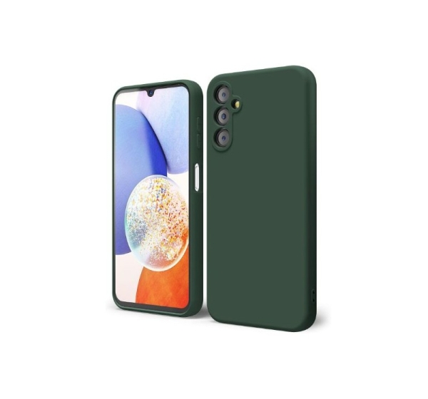 Evelatus Samsung Galaxy A14 4G / 5G Premium Soft Touch Silicone Case Pine Green
