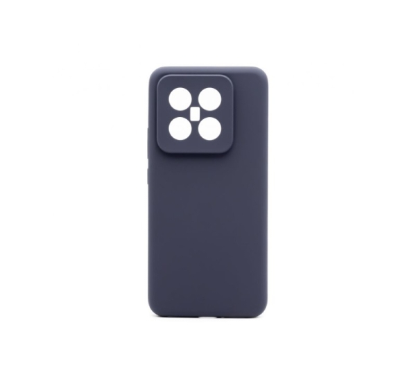 Connect Xiaomi 14 Pro Premium Quality Magnetic Soft Touch Silicone Case Midnight Blue