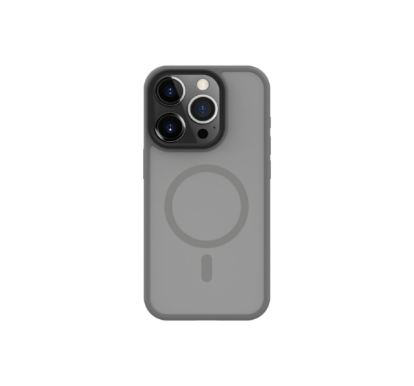 Connect Apple iPhone 15 Pro Max Hybrid Case With Magnetic PC+TPU Silver