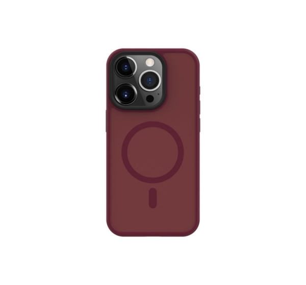 Connect Apple iPhone 15 Pro Max Hybrid Case With Magnetic PC+TPU Plum