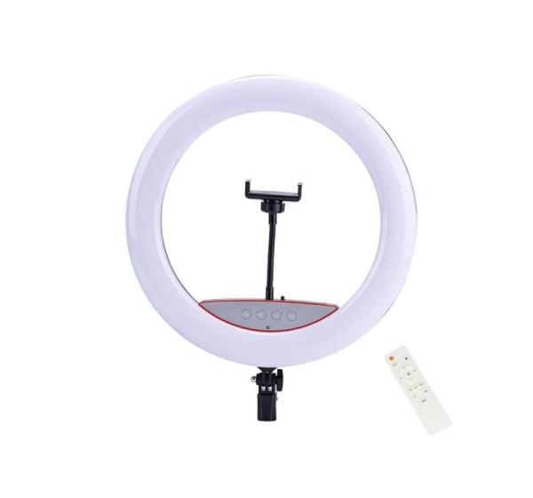 Elight SR14 36cm LED Light Ring with Smartphone holder + 220V Adapter + BT remote Black