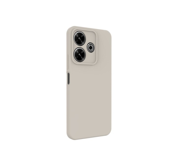 Connect Xiaomi Redmi Note 13 5G Premium Quality Soft Touch Silicone Case Silver