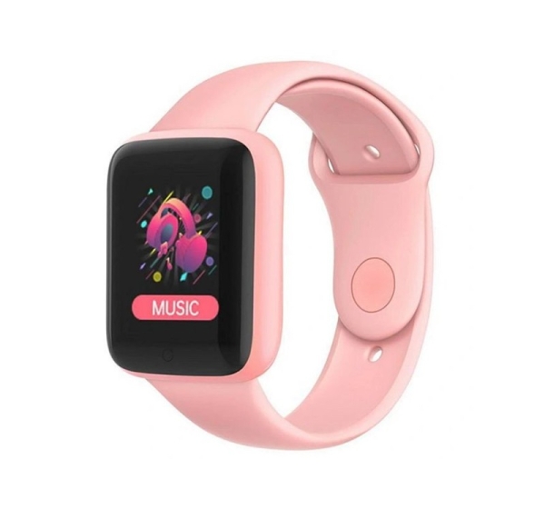 iWear M7 Smart & Fit Watch with Full Touch 1.3'' IPS Media control / HR / Blood pressure / Socia Pink
