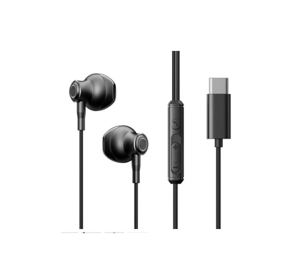 Joyroom   TYPE-C Series JR-EC07 USB-C in-ear headphones metal Black