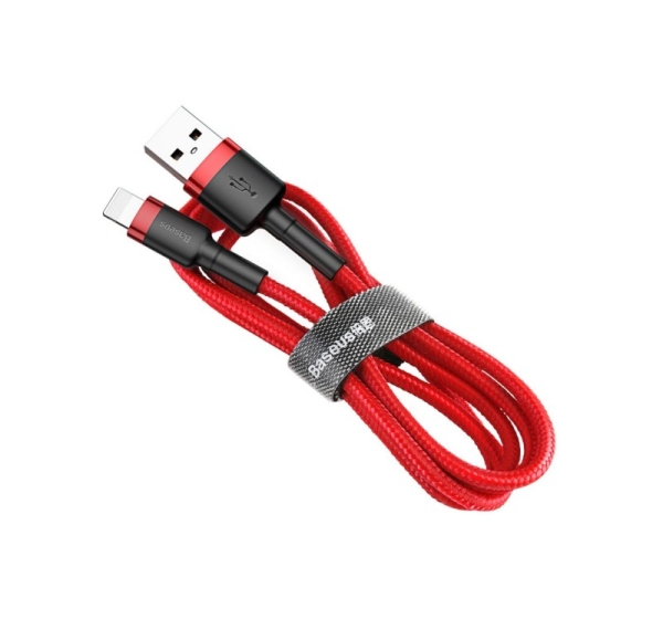 Baseus   Baseus Cafule USB-A / Lightning 2.4A QC 3.0 cable 0.5 m - red