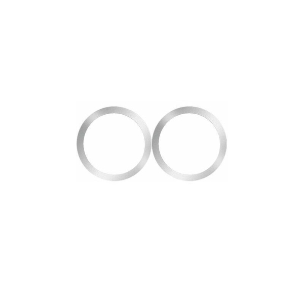 iLike MG2 Sticky 3M Metal Plate 2in1 set - 2x Magsafe Ring 55*45mm for Smartphone Cases Black