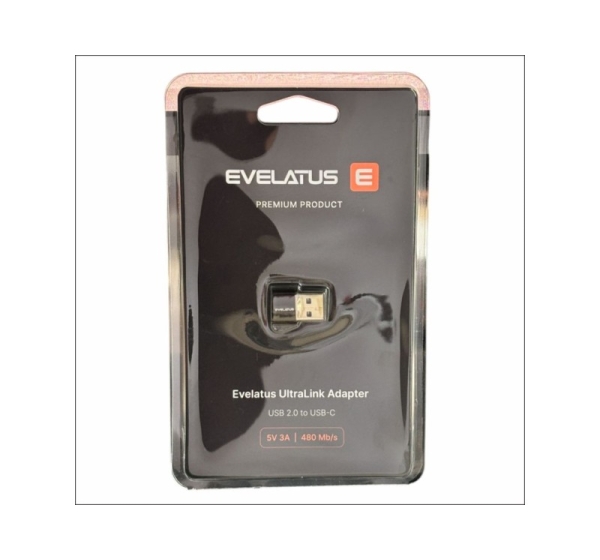 Evelatus Evelatus UltraLink OTG Adapter USB 3.0 to USB-C 5V 3A | 480 Mb/s Abyss Blue