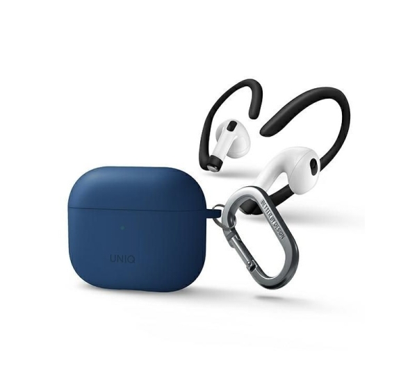 UNIQ Uniq Nexo case for AirPods 3 + Ear Hooks Silicone - blue