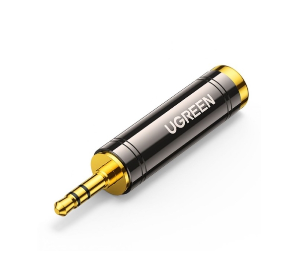Ugreen Ugreen adapter 3.5mm audio adapter (male) to 6.35mm mini jack (female) gray (AV168) Grey