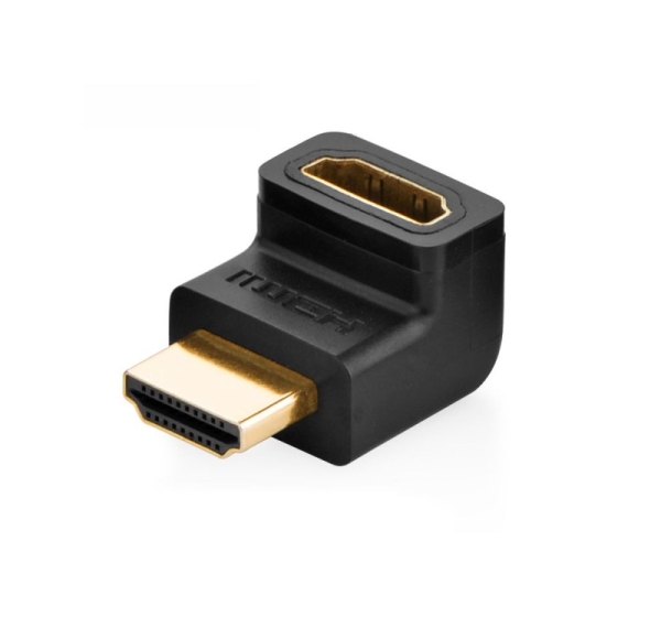 Ugreen   HDMI (male) - HDMI (female) black adapter (HD112) Black