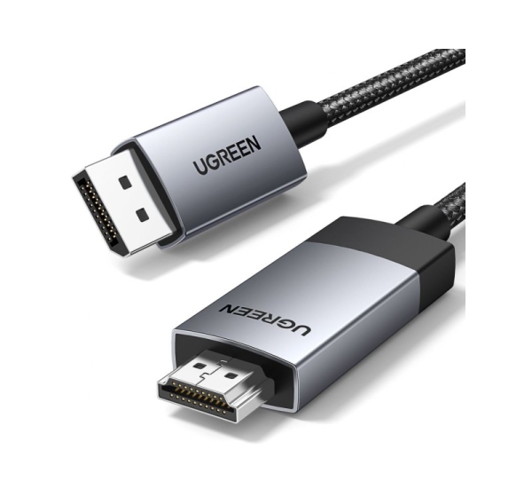 Ugreen   Ugreen DP119 15774 DisplayPort / HDMI 4K 60Hz cable 2m - gray