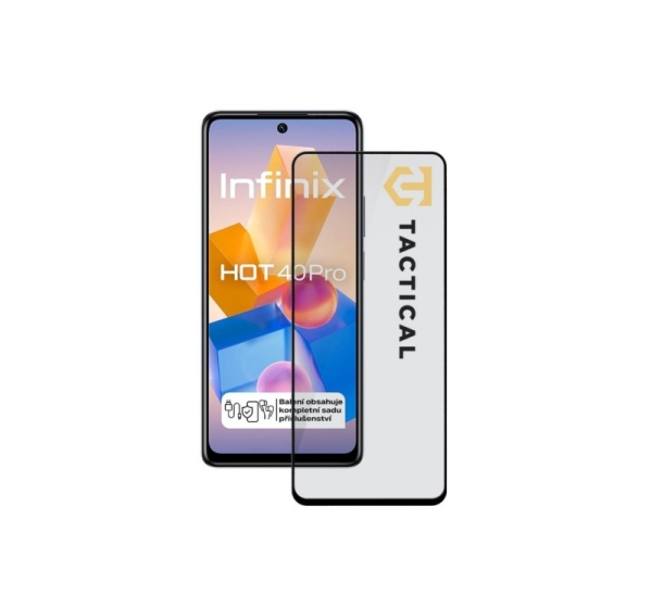 Tactical - Tactical Glass Shield 5D for Infinix Hot 40 Pro Black