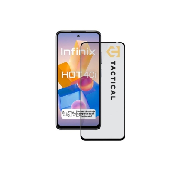 Tactical - Tactical Glass Shield 5D for Infinix Hot 40i Black