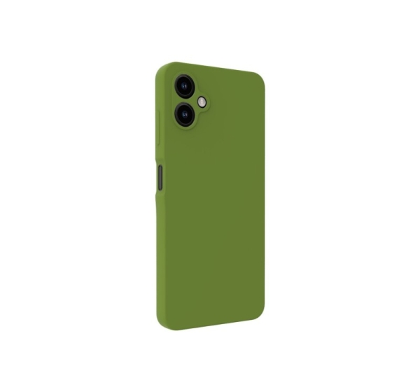 Evelatus Samsung Galaxy A06 5G Premium Magnetic Soft Touch Silicone Case Army Green