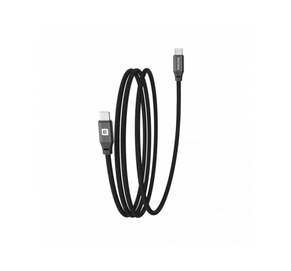 Evelatus Cable E-Mag Power 60W USB C to USB C Connector 1.2M magnetic Black
