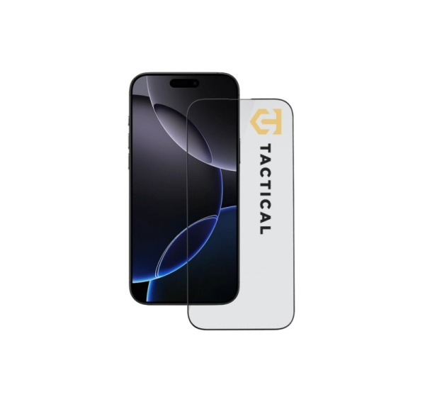 Tactical - Tactical Glass Shield 5D for Apple iPhone 16 Pro Max Black