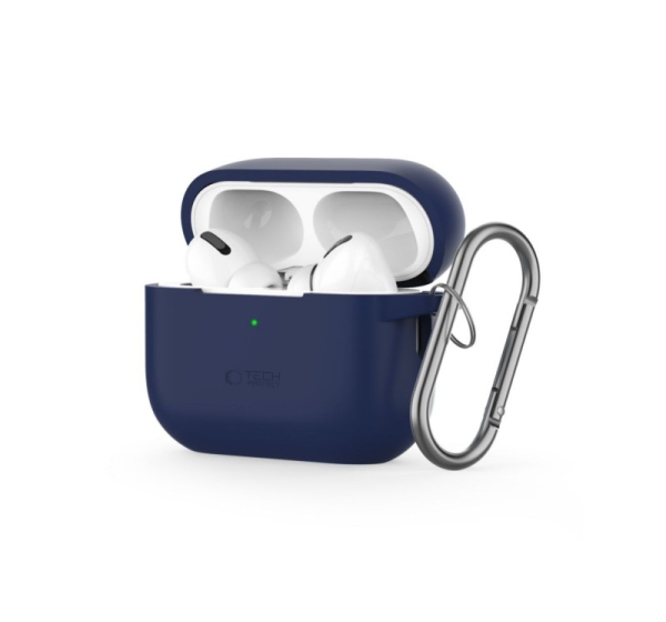 Tech-Protect Apple AirPods Pro 1 / 2 Silicone Hook Case Blue