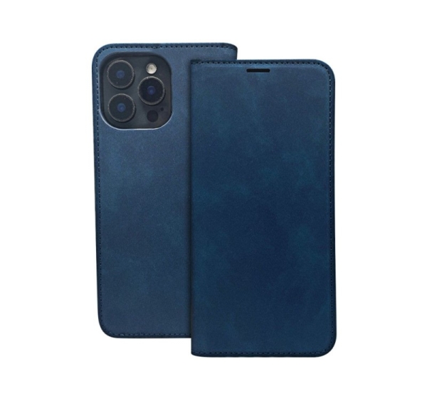 iLike Samsung Galaxy A35 5G Smart Suede case Navy Blue