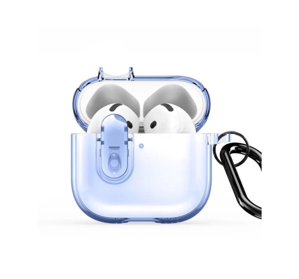 Dux Ducis Apple  AirPods 4 PECL Series PC+TPU Cover with Hook Blue