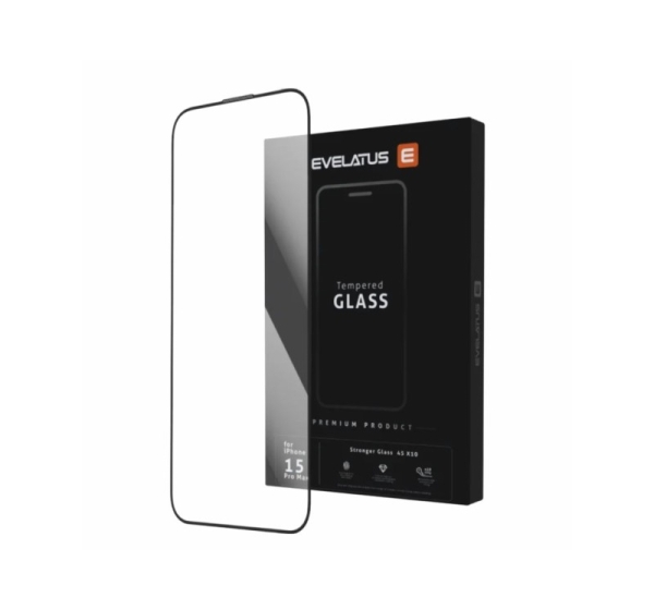 Evelatus Samsung Galaxy S25 Corning Gorilla Glass Anti-Static 3D Full Cover 10X Stronger