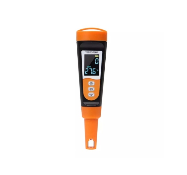 IVY   Aqua Pro series 3in1 Water & Liquid tester TDS / EC Temperature Color LCD screen Black