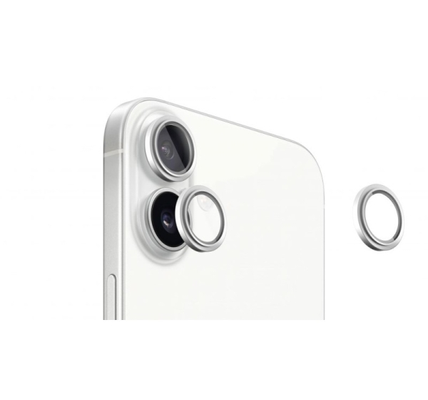 Evelatus Apple iPhone 16 / 16 Plus Camera Lens Protector Armor White