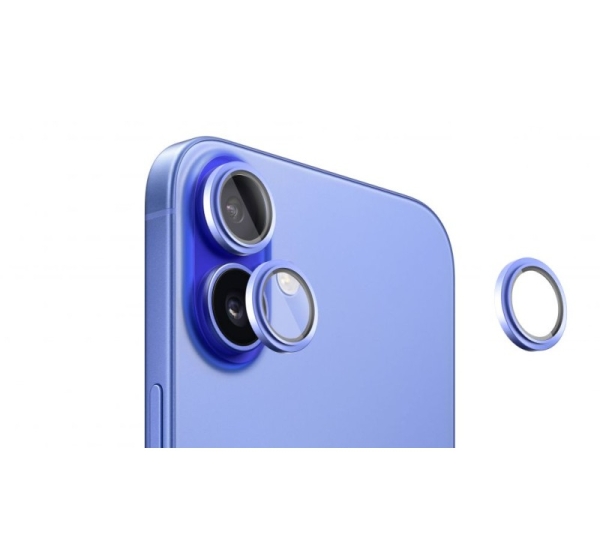 Evelatus Apple iPhone 16 / 16 Plus Camera Lens Protector Armor Ultramarine