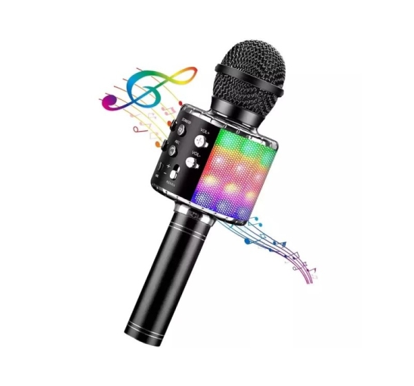 iWear M85 Karaoke Kids & Adult Fun Effect Microphone with Speakers & Recod Micro SD USB Bluetooth