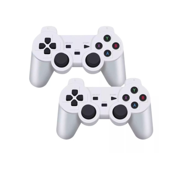 GameBox   HY00 64bit Retro 20K Game 4K Hdmi stick console / Android Box x2 wireless controllers White
