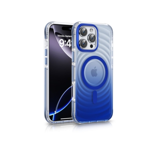 Evelatus Apple iPhone 16 EchoWave Clear MagSafe Blue