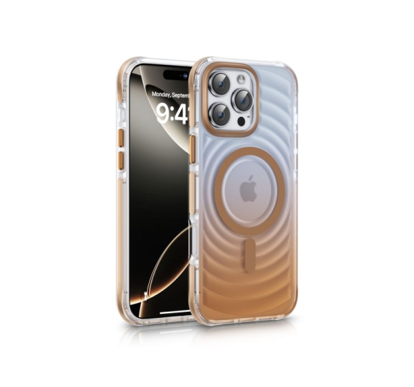 Evelatus Apple iPhone 16 Pro Max EchoWave Clear MagSafe Gold