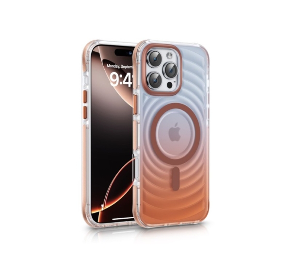 Evelatus Apple iPhone 16 Pro Max EchoWave Clear MagSafe Pink