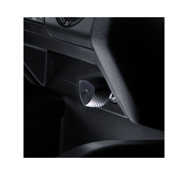 Forcell Car charger Forcell F-Energy Carbon USB C QC3.0 PD 3A 20W + cable USB C to Lightning CC50-1C black