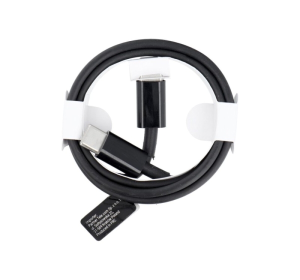 OEM Cable Type C to Type C PD 40W HD23 1 m black