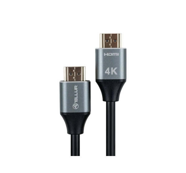 Tellur High Speed HDMI 2.0 cable, 4K 18Gbps plug-plug Ethernet gold-plated 3m black
