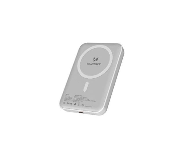 Wozinsky Wozinsky WRW349YWS 10000 mAh Magnetic Power Bank - White White