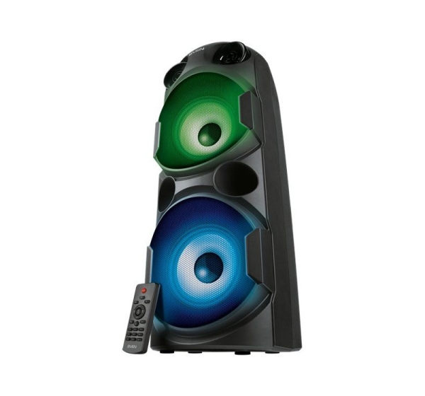 Sven SVEN PS-750 2x40W; LED display; TWS; FM radio; AUX; USB/SD-card support;Lighting; Microphone input (karaoke); Remote Control; Built-in equalizer