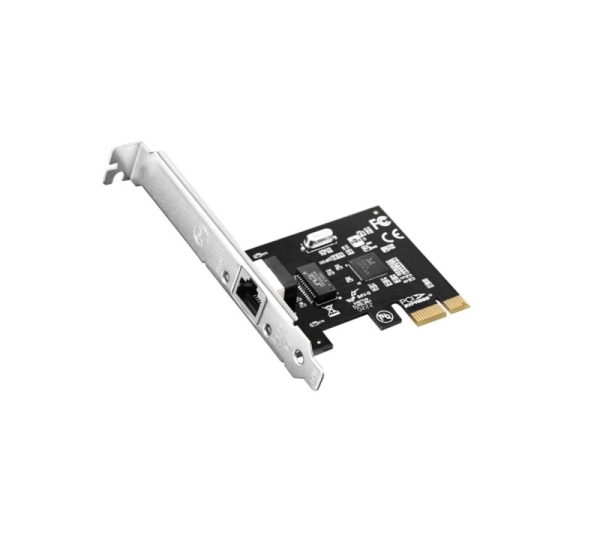 Cudy PE10 NetPro Gigabit Ethernet PCIe Adapter Realtek Chipset Auto MDI MDIX Black