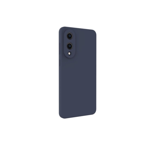 Evelatus Samsung Galaxy S25 Edge Premium Magnetic Soft Touch Silicone Case Midnight Blue