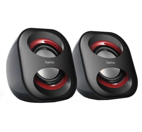 Hama Sonic Mobil 183 Notebook Speaker Black Red