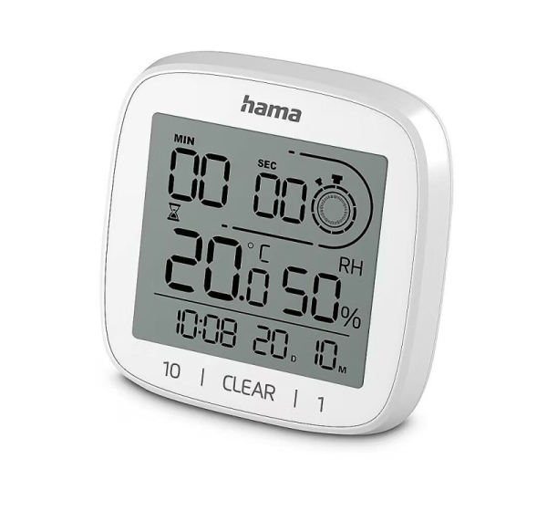 Hama   Cyprus digital bathroom clock