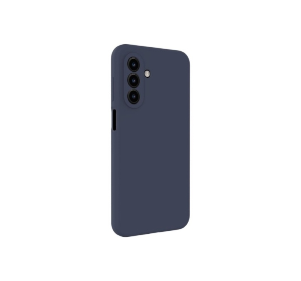 Evelatus Samsung Galaxy A17 Premium Magnetic Soft Touch Silicone Case Dark Blue