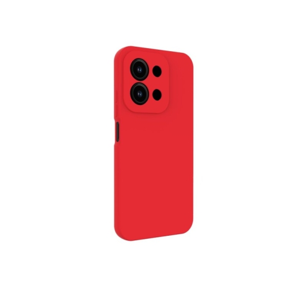 Evelatus Xiaomi Redmi 15C 4G/5G Premium Magnetic Soft Touch Silicone Case Red