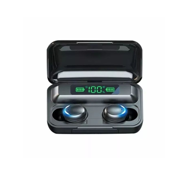 WoW 5C Sport & Leisure Super-Fit TWS Bluetooth 5.1 Stereo Earphones with HD Mic LED charging USB