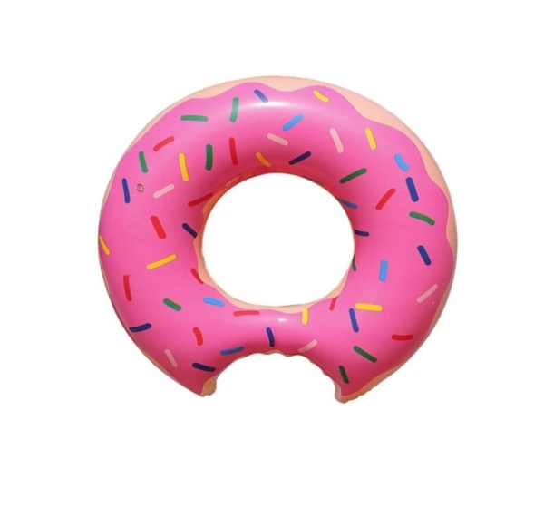 IVY   Inflatable Donut Pool Float Ring Water Tube for Kids & Adults
