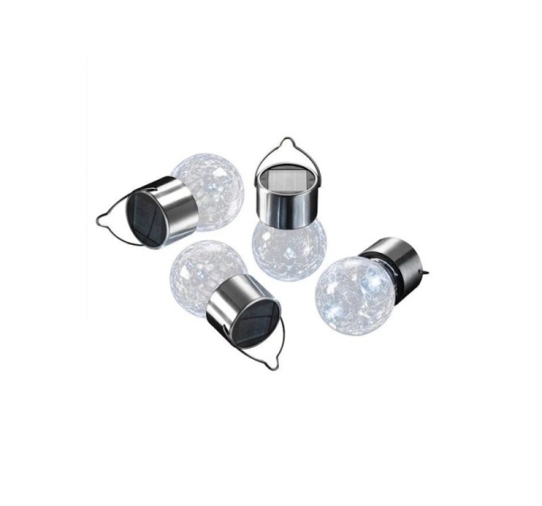 Elight   Garden Decor Solar IP65 LED Solo Latern hanging bulb style (9x6cm) with dark sensor