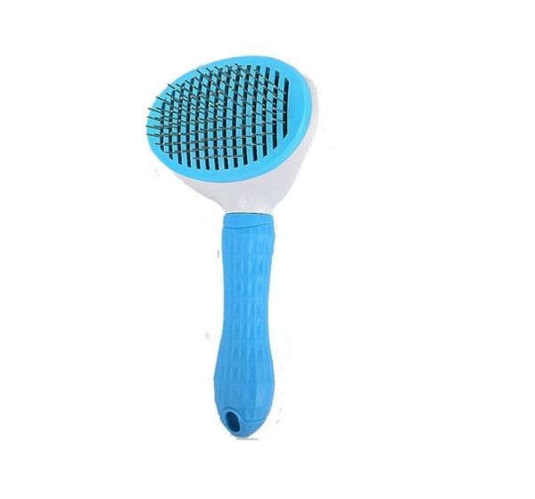 iLike Pet Smart Pet Comb for Dogs & Cats Soft Silicone De-shedding Brush for 15–25 mm Fur