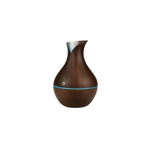 IVY D2 3in1 Aroma Diffuser - Humidifier - 1.5W Night atmosphere USB lamp 11cm / 300ml Dark Wood