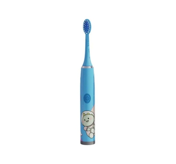 Kiddyz   T1 Electric Sonic Toothbrush Kids 3 to 12 Years USB rechargeable (1 extra head) Blue